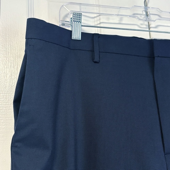 NWT Banana Republic Navy Slim Fit Non-Iron Dress Pants 38X32 - Picture 6 of 16